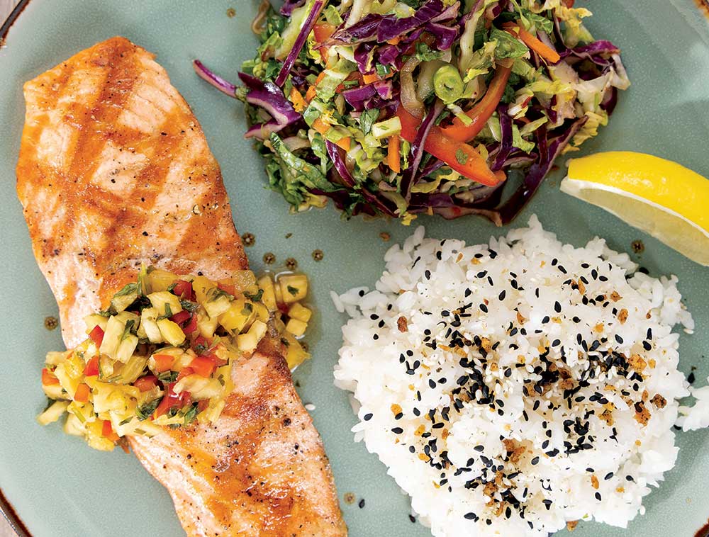 montauk salmon grilled
